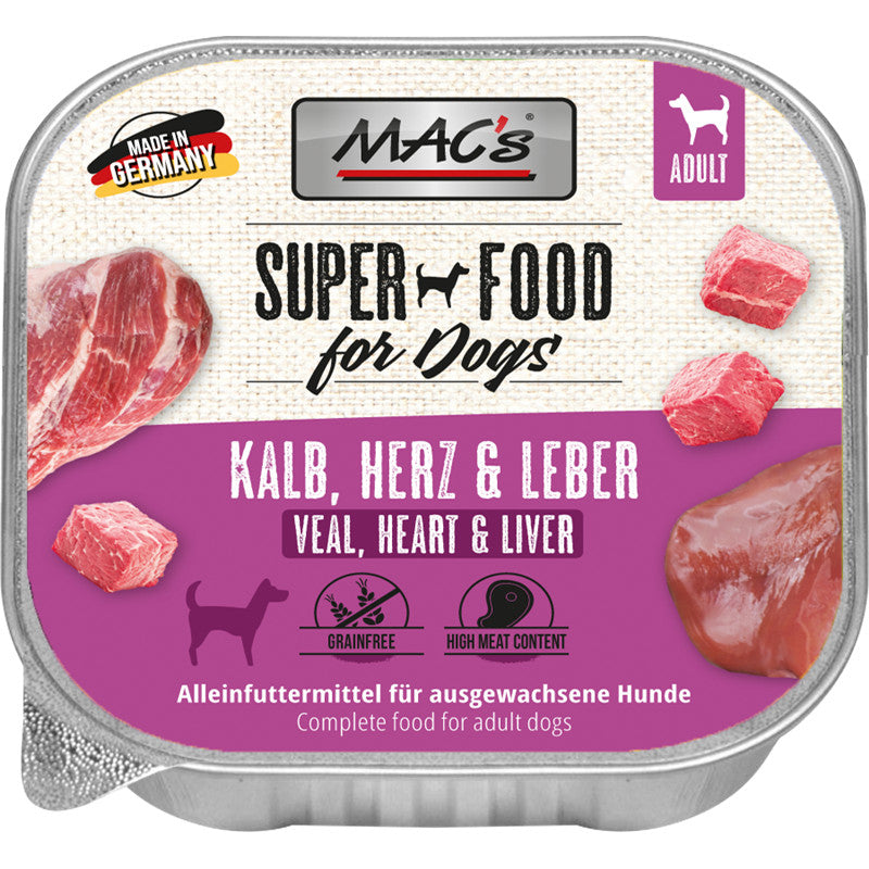 MAC's DOG Kalb, Herz & Leber 150 g