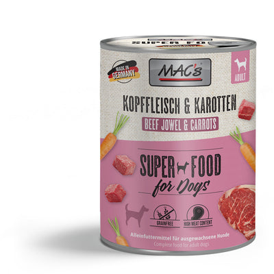 MAC's DOG Kopffleisch & Karroten 800 g