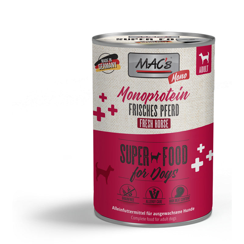 MAC's DOG Mono Frisches Pferd 400 g
