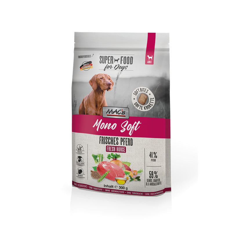 MAC's DOG Mono Soft - Frisches Pferd 300 g