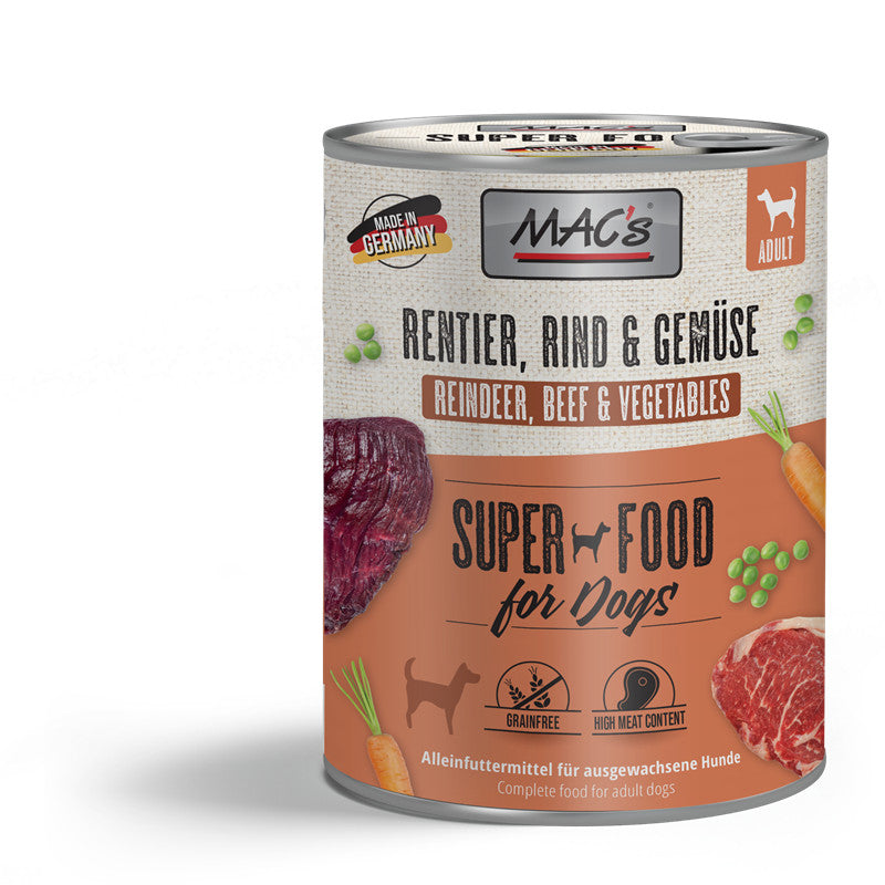 MAC's DOG Rentier, Rind & Gemüse 800 g