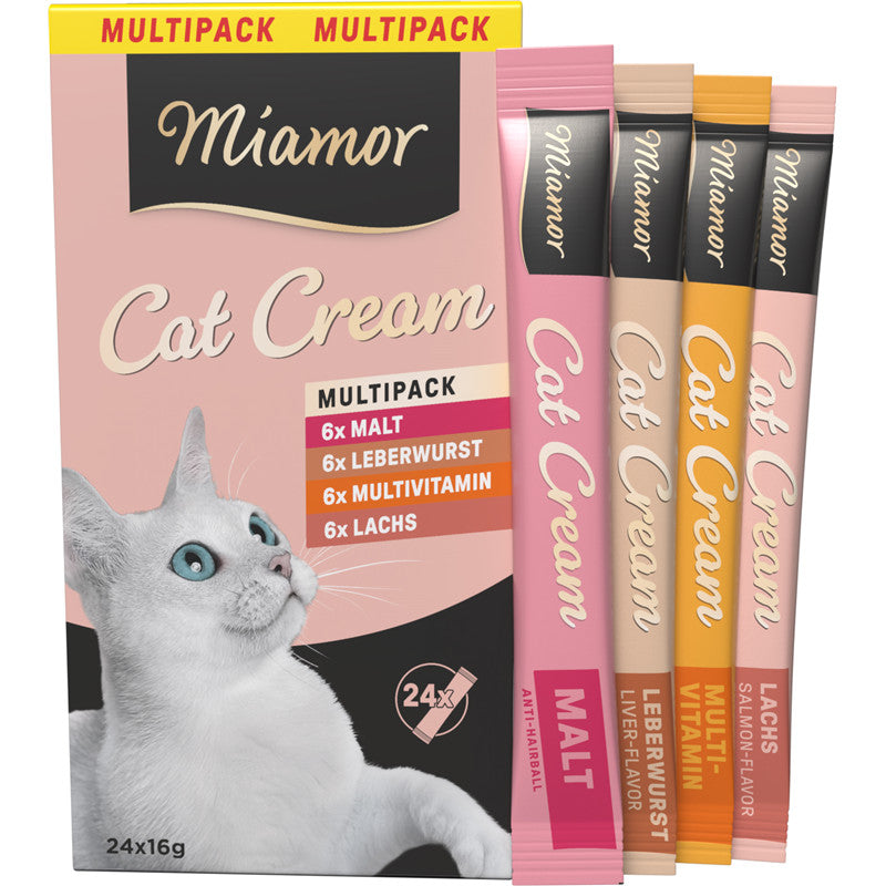 MIAMOR Cat Cream Vielfalt Multipack 24x16g 1 Stück