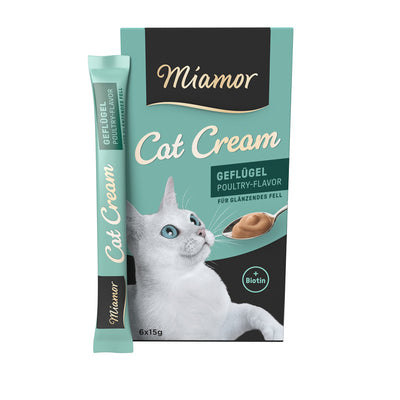 Miamor Cat Snack Geflügel-Cream 6x15g
