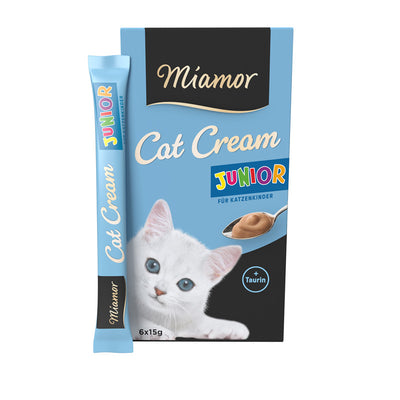 Miamor Cat Snack Junior-Cream 6x15g