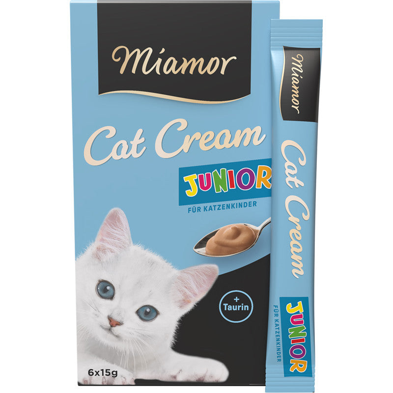 Miamor Cat Snack Junior-Cream 6x15g