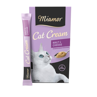 Miamor Cat Snack Malt-Cream+Käse 6 x 15 g