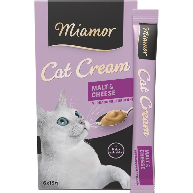Miamor Cat Snack Malt-Cream+Käse 6 x 15 g