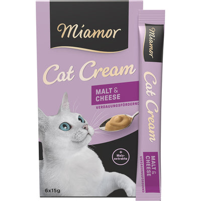 Miamor Cat Snack Malt-Cream+Käse 6 x 15 g