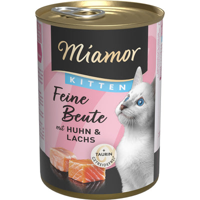 Miamor Feine Beute Kitten Huhn & Lachs 400 g