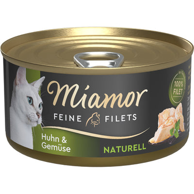 Miamor Feine Filets Naturell Huhn & Gemüse 80 g