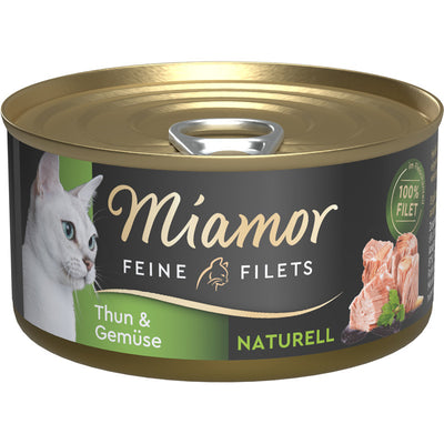 Miamor Feine Filets Naturell Thun & Gemüse 80 g