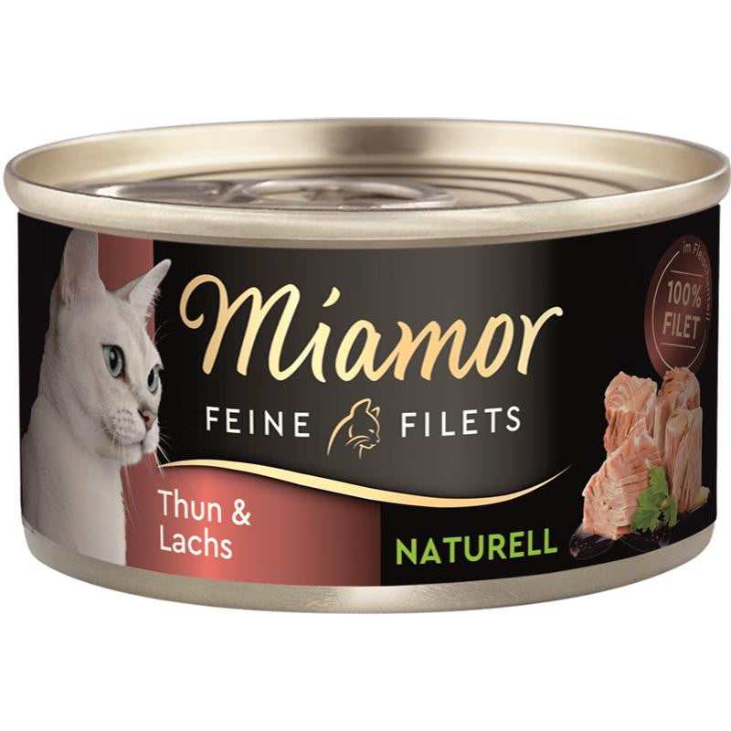 Miamor Feine Filets Naturelle Thunfisch & Lachs Dose 80 g