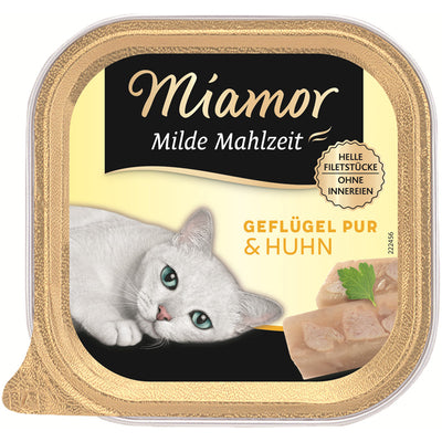 Miamor Milde Mahlzeit Geflügel & Huhn 100g