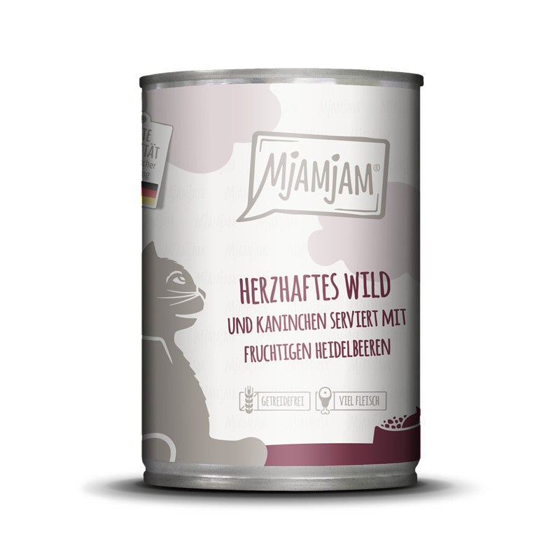 MjAMjAM Herzhaftes Wild und Kaninchen 400 g