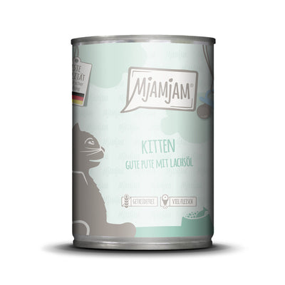 MjAMjAM Kitten gute Pute mit Lachsöl 400 g
