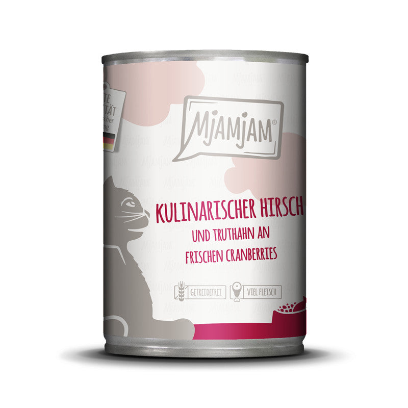 MjAMjAM Kulinarischer Hirsch und Truthahn an frischen Cranberries 400 g