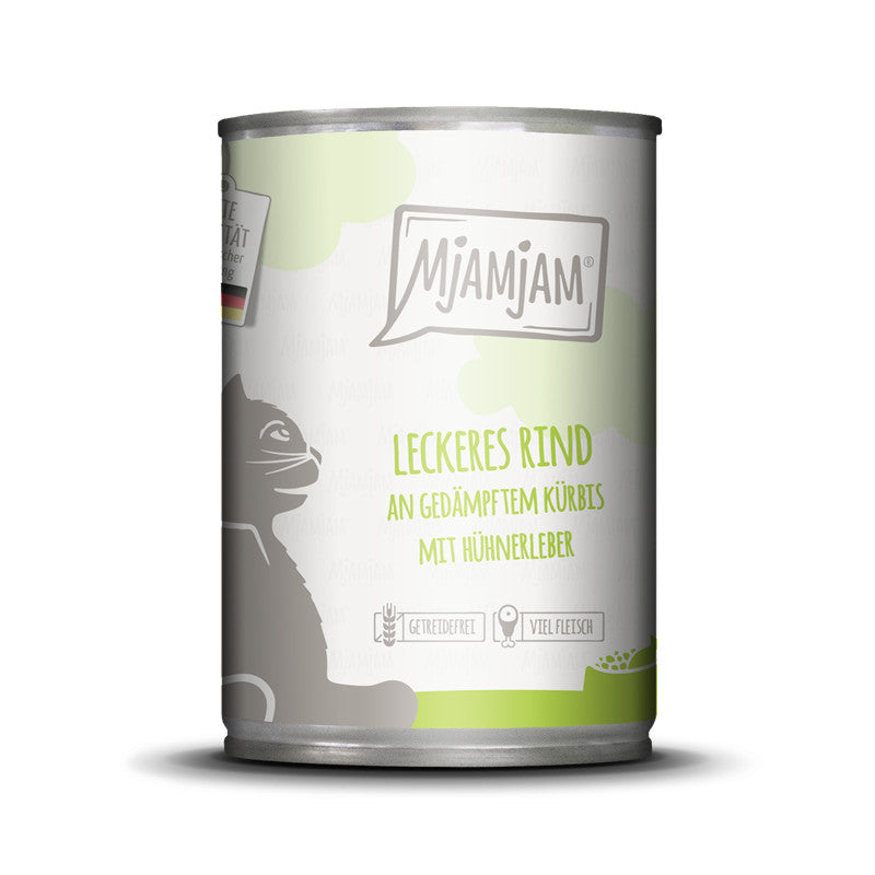 MjAMjAM Leckeres Rind an gedämpftem Kürbis 400 g