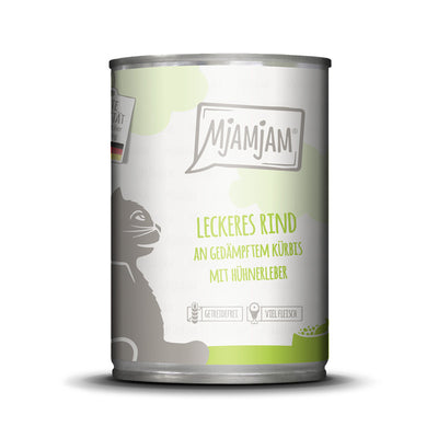 MjAMjAM Leckeres Rind an gedämpftem Kürbis 400 g