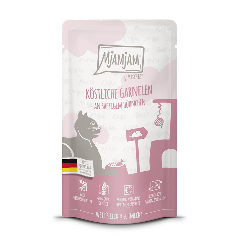 MjAMjAM Quetschie Garnelen Huhn 125 g