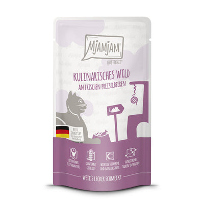 MjAMjAM Quetschie Kulinarisches Wild an frischen Preiselbeeren 125 g