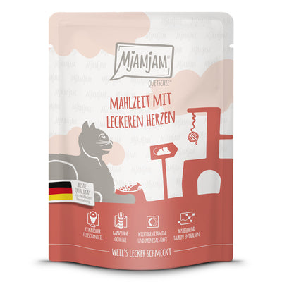 MjAMjAM Quetschie Mahlzeit mit leckeren Herzen 300 g
