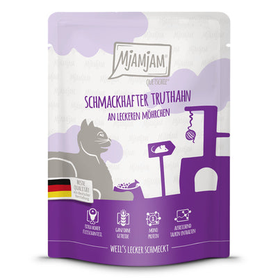 MjAMjAM Quetschie Schmackhafter Truthahn an leckeren Möhrchen 300 g