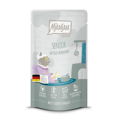 MjAMjAM Quetschie Senior Saftiges Hühnchen 125 g