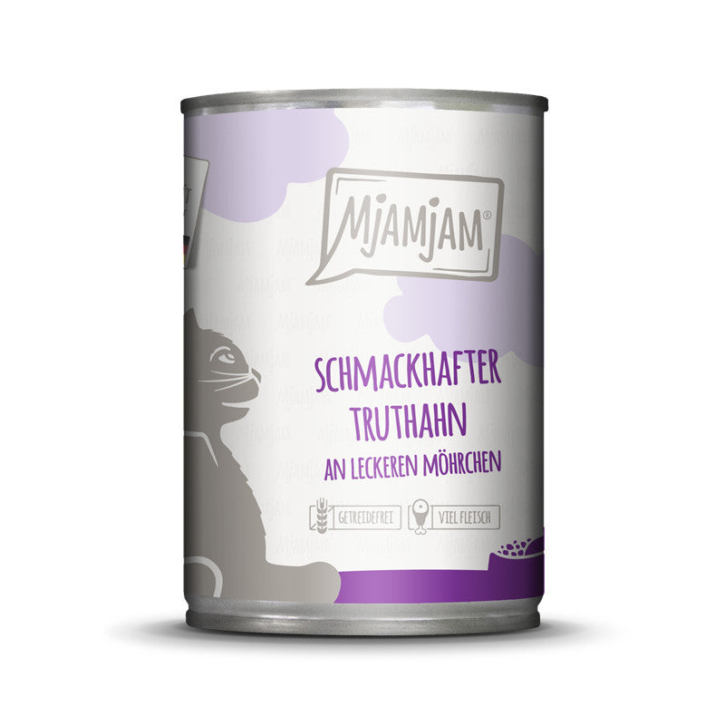 MjAMjAM Schmackhafter Truthahn an leckeren Möhrchen 400 g