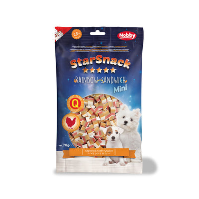 Nobby StarSnack Mini Soft Chicken Rainbow Sandwich 1 Stück