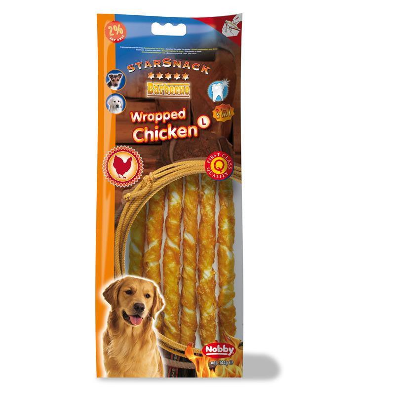 Nobby Starsnack Wrapped Chicken L 144 g