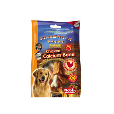 Nobby StarSnacks Treats Chicken Calcium Bone 70 g