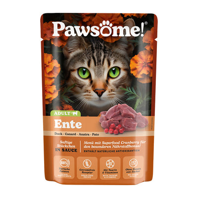 Pawsome!® Adult Ente Pouchbeutel 85 g