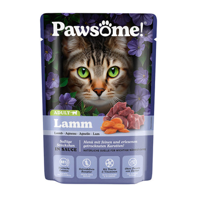 Pawsome!® Adult Lamm Pouchbeutel 85 g