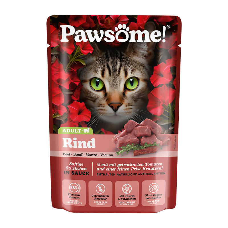 Pawsome!® Adult Rind Pouchbeutel 85 g
