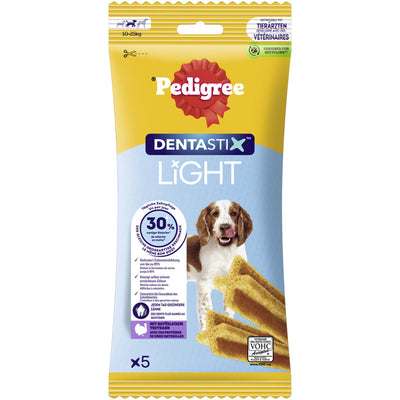 PEDIGREE® DENTASTIX™ LIGHT für mittelgroße Hunde 5 Stück 1 Stück