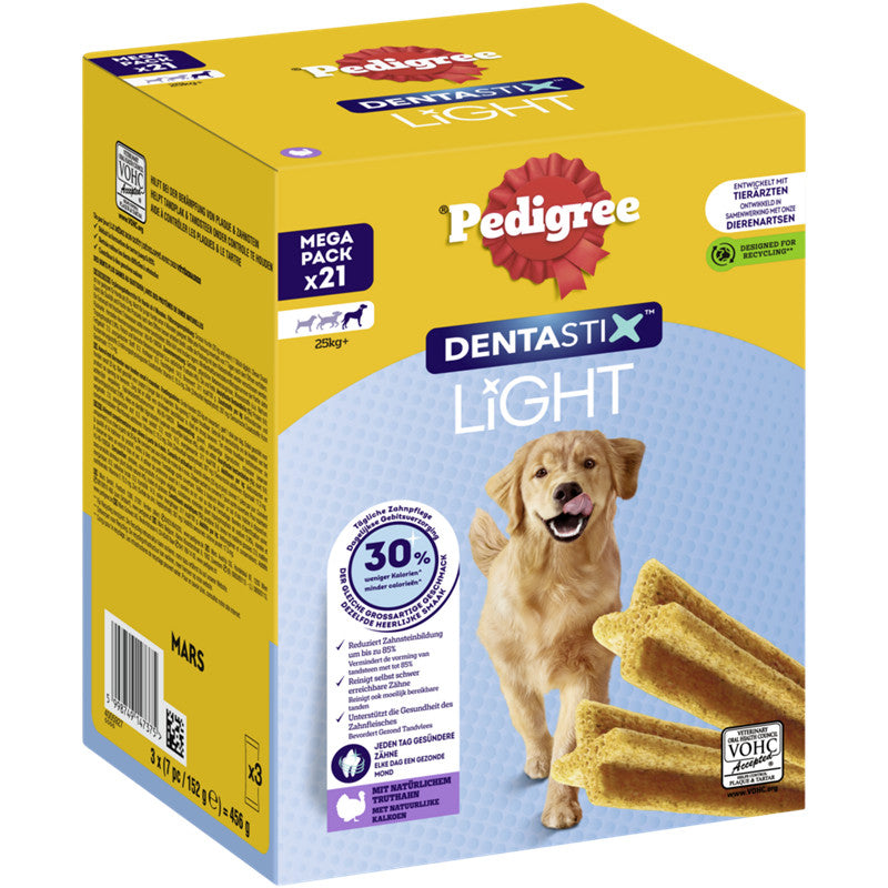 PEDIGREE® DENTASTIX™ LIGHT Multipack für große Hunde 21 Stück 1 Stück