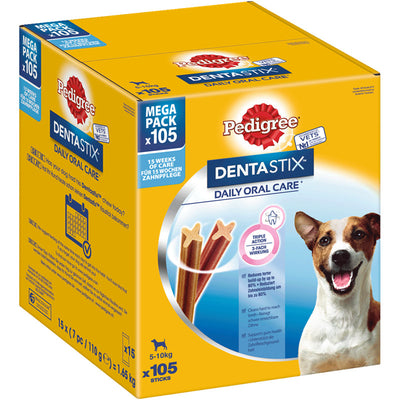 PEDIGREE® DENTASTIXT Daily Oral Care Karton Mega Pack Kleine Hunde 105 Stück 1 Stück