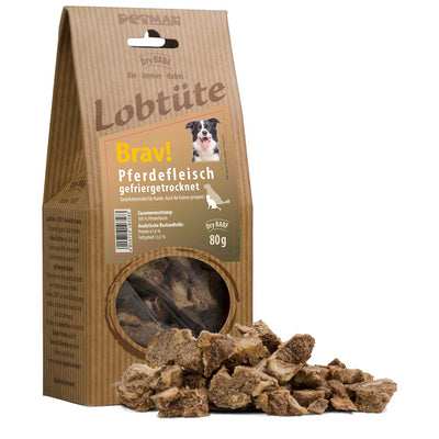 Petman Lobtüte BRAV! Pferdefleisch 80 g