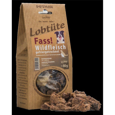 Petman Lobtüte FASS! Wildfleisch 80 g