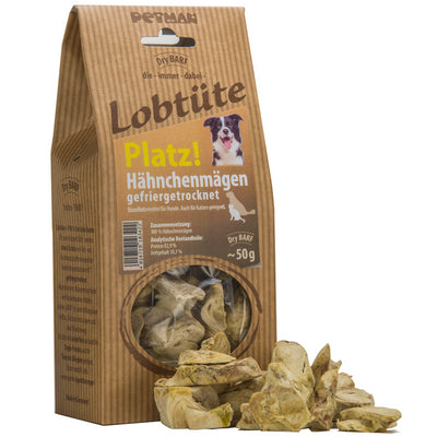 Petman Lobtüte PLATZ! Hähnchenmägen 50 g