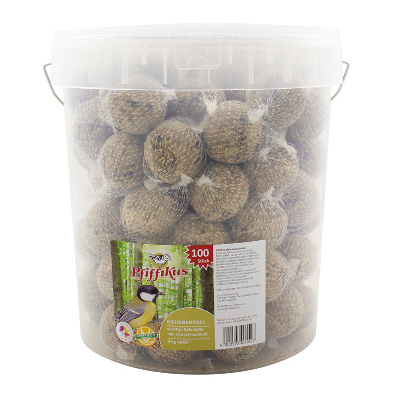 Pfiffikus Meisenknödel mit Netz 100 Stück