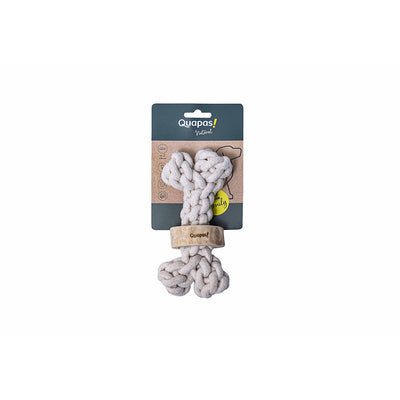 Quapas! Dog Toy Coffeewood Bone M