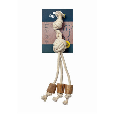 Quapas! Dog Toy Coffeewood Tripple 1 Stück