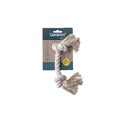 Quapas! Dog Toy Rope Open End Natural M 35 cm