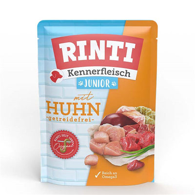 RINTI Kennerfleisch Pouch Junior mit Huhn 400 g