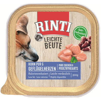 Rinti Leichte Beute Huhn Pur + Geflügelherzen 300 g