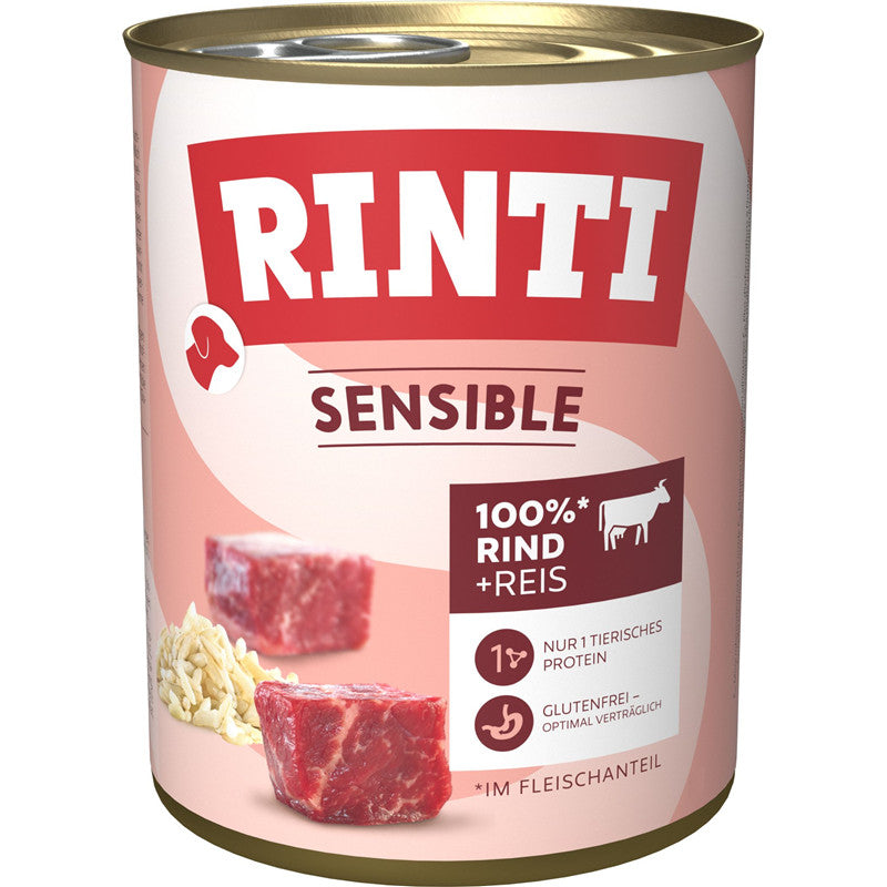 RINTI Sensible Rind & Reis 800 g