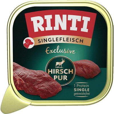 RINTI Singlefleisch Excl. Hirsch pur Schale 150 g