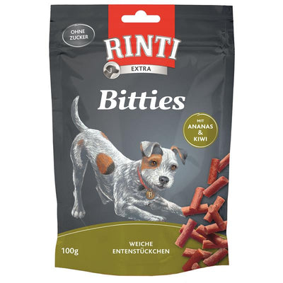 RINTI Snack Bitties mit Ente & Ananas & Kiwi 100 g