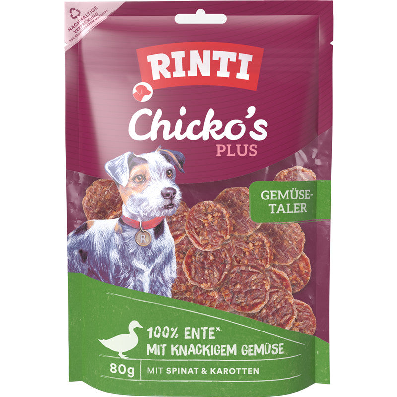 RINTI Snack Chicko's Plus Gemüsetaler mit Ente 80 g